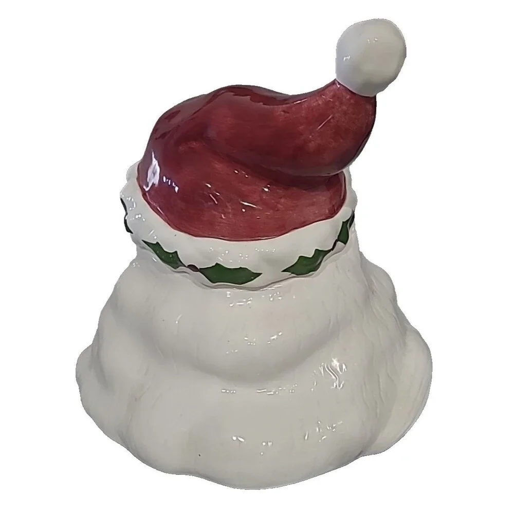 Laurie Gates Santa Bust Cookie Jar The Cellar Christmas Twilight Collection